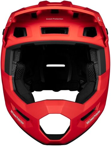 خوذة Sweet Protection Strayer 2Vi MIPS لكامل الوجه باللون الأحمر الحار، S/M in Kuwait