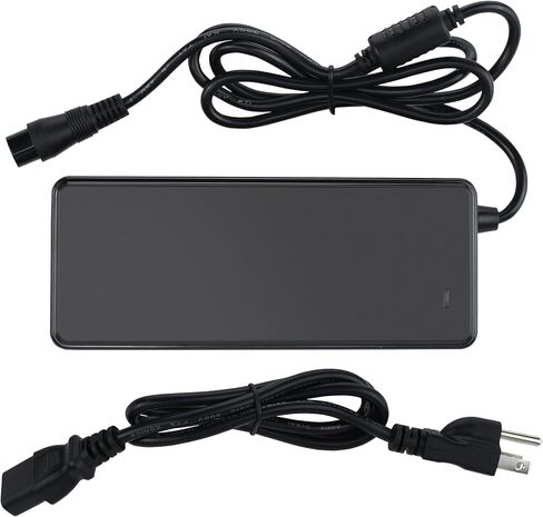 شاحن 54.6 فولت 2 أمبير للسكوتر الكهربائي بطارية ليثيوم أيون 48 فولت، مصدر طاقة لاستبدال موصل ليثيوم أيون 120 وات 54.6 فولت مع موصل M16، مقبس 3 شوكات GX16 in Kuwait