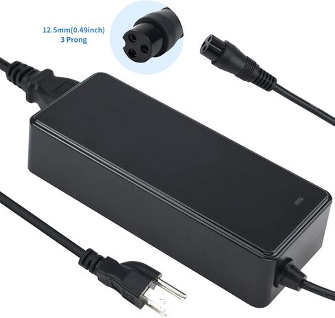 شاحن 54.6 فولت 2 أمبير للسكوتر الكهربائي بطارية ليثيوم أيون 48 فولت، مصدر طاقة لاستبدال موصل ليثيوم أيون 120 وات 54.6 فولت مع موصل M16، مقبس 3 شوكات GX16 in Kuwait