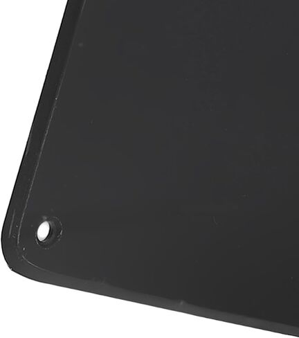 Guitar Back Plate, Scratch Plastic Pickguard Cavity Cover with Screws for Electric Guitar, Musicians and DIY Repair Projects (Black) in Saudi Arabia