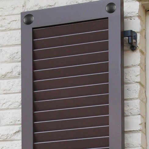 36 PCS Vinyl Shutter Fasteners Window Panel Peg Black, 3 Inch Outside Windows Schutters Lok Pin Pegs Screws Spikes Anchor in Kuwait