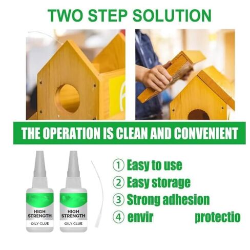 2pcs High Strength Oily Glue Universal Superglue,Mighty Instant Glue for Resin Ceramic Metal Glass Used for Quick Repair of Metal, Plastic, Wood, Glass, Jade and So On in Saudi Arabia