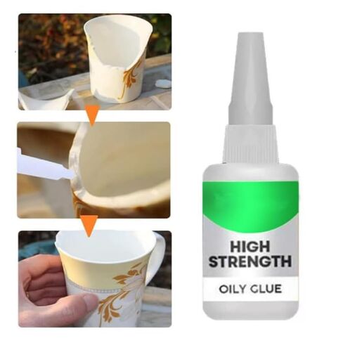 2pcs High Strength Oily Glue Universal Superglue,Mighty Instant Glue for Resin Ceramic Metal Glass Used for Quick Repair of Metal, Plastic, Wood, Glass, Jade and So On in Saudi Arabia