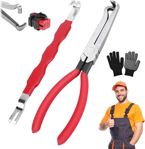 Electrical Disconnect Pliers, 4 Pack Electrical Connector Pliers Set, Automotive Electrical Tools &Connector Removal Tool For Car Fuel Line Petrol Clip Pipe in Kuwait