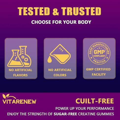 علكات الكرياتين 120 قطعة - نكهة البطيخ والتوت، 5000 ملغ من الكرياتين مونوهيدرات مع BCAA، وL-Taurine والإلكتروليتات لنمو العضلات والقوة والطاقة - قابلة للمضغ للرجال والنساء in Kuwait