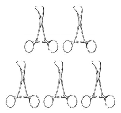 مشبك المناشف الجراحية من باكهاوس، 3 1/2 بوصة، عبوة من 5 قطع in Kuwait