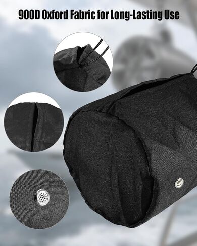 2 Pack Boat Speaker Covers 8" H x 8" W x 9" D 900D Oxford Fabric, Marine Speaker Cover with Storage Bag in Saudi Arabia