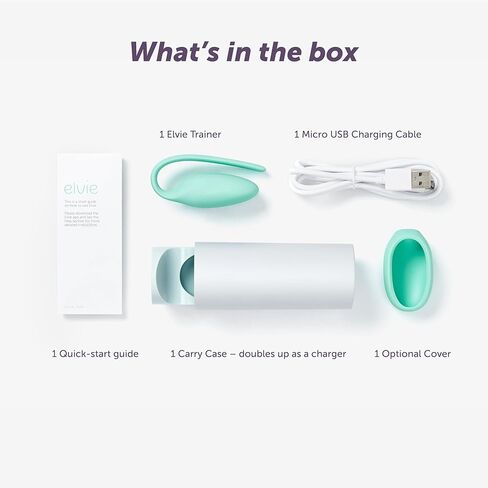 Elvie - مدرب قاع الحوض للسيدات يتم التحكم فيه عن طريق التطبيق، جهاز تمرين كيجل الذكي - جهاز تقوية العضلات الآمن على الجسم in Kuwait
