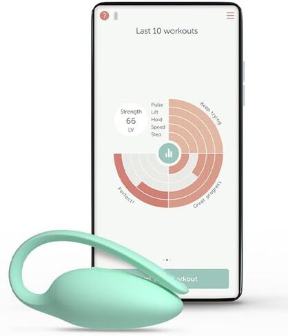 Elvie - مدرب قاع الحوض للسيدات يتم التحكم فيه عن طريق التطبيق، جهاز تمرين كيجل الذكي - جهاز تقوية العضلات الآمن على الجسم in Kuwait