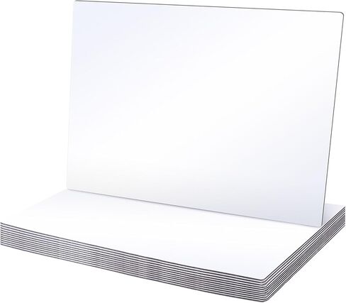 Skyygemm 12 Pcs 19 x 13 Inch Rectangle Cake Boards Half Sheet Cake Board Corrugated Single Wall Base for Pizza Dessert Base Pastries Food Bottoms Party Display Supplies Grease Proof Cardboard, White in Saudi Arabia