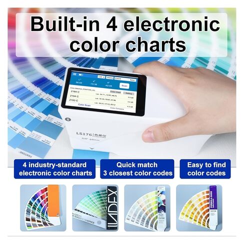 مقياس الألوان المحمول LS176 D/8° البياض والصفرة محلل فرق اللون الرقمي الدقيق للطلاء حساسية عالية، خطأ منخفض in Kuwait