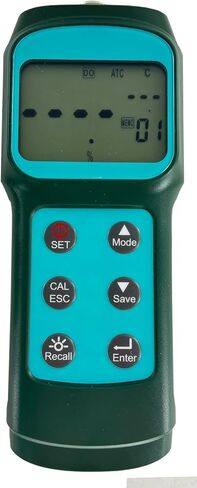 Portable Dissolved Oxygen Meter Optical Dissolved Oxygen Meter with Solution 0.1 (mg/L) Dissolved Oxygen Measurement Range 0~15mg/L or 0~119.9% 5m Probe Altitude Compensation 0~1000m in Kuwait