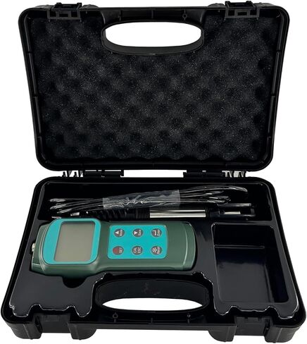 Portable Dissolved Oxygen Meter Optical DO Meter with Dissolved Oxygen Measurement Range 0~15mg/L or 0~119.9% Salinity Compensation 0~42ppt Altitude Compensation 0~1000m 10m Probe in Kuwait
