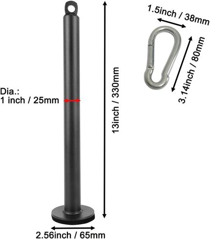 دبوس تحميل لوحة الوزن يناسب لوحات الوزن مقاس 1 بوصة وألواح أولمبية مقاس 2 بوصة لنظام بكرة الكابلات، حامل رفع الأوزان في صالة الألعاب الرياضية المنزلية لتقوية العضلات in Kuwait