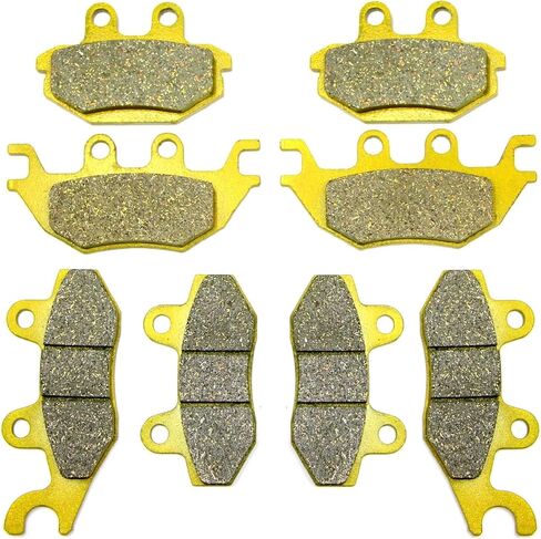 Master Chen Front Rear Brake Pads for Kawasaki KAF 820 1000 Mule Pro Brakes KAF820 ProFX ProFXT KAF1000 ProDX ProDXT 2015 2016 2017 2018 2019 2020 2021 2022 2023 FA135 FA165 FA686 MC0525 in Kuwait