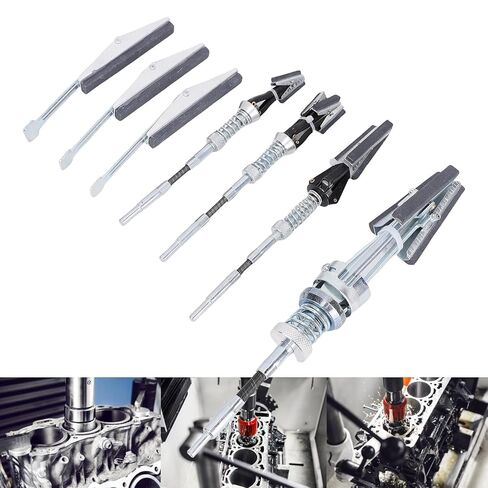 Cylinder Hone Tool Set 1-1/8in 2 Claws and 1-1/8in 2in 3in 3 Claws Cylinder Hone Deglazer with 4in Honing Stones in Kuwait