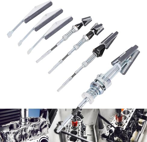 Fafeicy Cylinder Hone Tool Kit, Engine Cylinder Honing Tool Set Adjustable for 3/4in to 7in with Flexible Shaft High Strength Stones Storage Box in Saudi Arabia