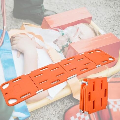 EMT قابلة للطي للعمود الفقري، لوحة خلفية محمولة للطوارئ، سعة تحمل 159 كجم، لوح إنقاذ عائم للمياه، لنقل المرضى في التخييم، حمامات السباحة in Kuwait