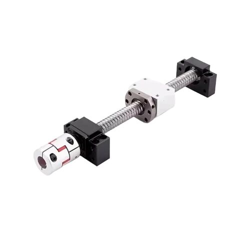 Linear Motion CNC Ball Screw Ball Screw Double Nut DFU2005 BKBF12 Ball Screw Set Length 150mm-1000mm End Processing Coupler Nut for Stepper Servo Motor(450mm) in Saudi Arabia