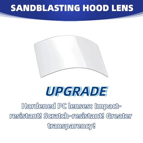 عدسات بديلة لغطاء السفع الرملي مكونة من 5 قطع، مصنوعة من مادة البولي كربونات الصلبة المقاومة للخدش للطلاء والغبار والطحن in Kuwait