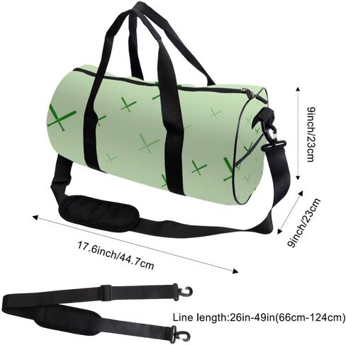 Bold Line Motif Waterproof Gym Bags For Women Oxford Tote Bags Adjustable Shoulder Strap, Convertible Carry Backpack Goth Gym Bag For Camping Dance Backpack Men in Saudi Arabia