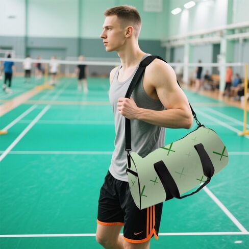 Bold Line Motif Waterproof Gym Bags For Women Oxford Tote Bags Adjustable Shoulder Strap, Convertible Carry Backpack Goth Gym Bag For Camping Dance Backpack Men in Saudi Arabia