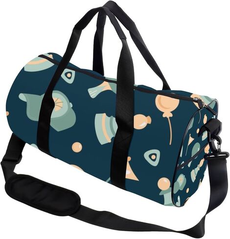 Bold Line Motif Waterproof Gym Bags For Women Oxford Tote Bags Adjustable Shoulder Strap, Convertible Carry Backpack Goth Gym Bag For Camping Dance Backpack Men in Saudi Arabia
