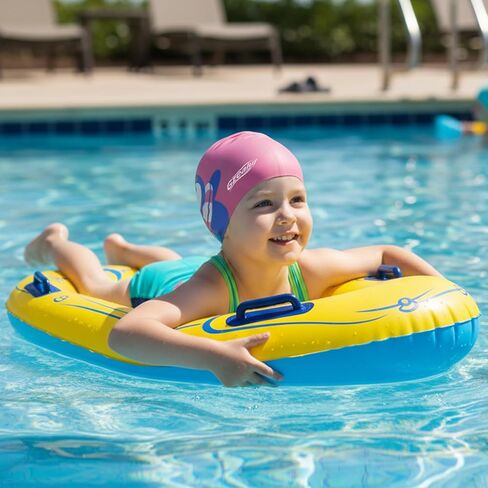 2pcs Kids Swim Cap Waterproof Silicone Swimming Hat for Boys Girls Age 3-12, Keep Hair Dry in Saudi Arabia