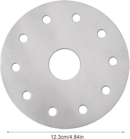 موزع للحرارة، قرص محول حثي من الفولاذ المقاوم للصدأ، توزيع متساوي للحرارة لموقد الغاز والموقد الزجاجي (قطر 12.3 سم) in Kuwait