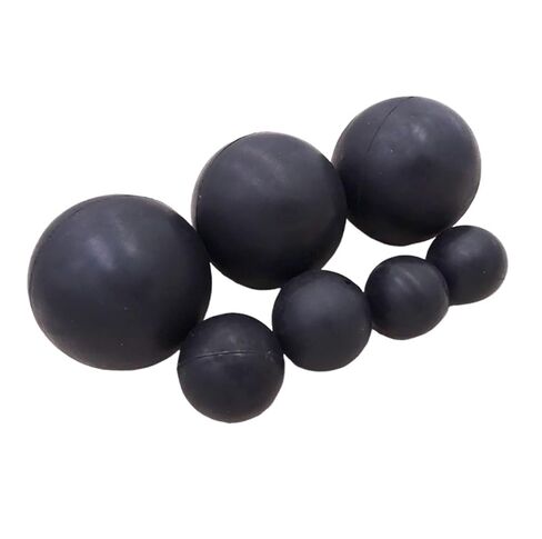 1Pcs Black Solid Rubber Ball Diameter 30/32/38/35/40/43/45/48/50/55/60/65-100mm Round Sealing Rubber Ball Industrial DIY Parts(85mm) in Kuwait