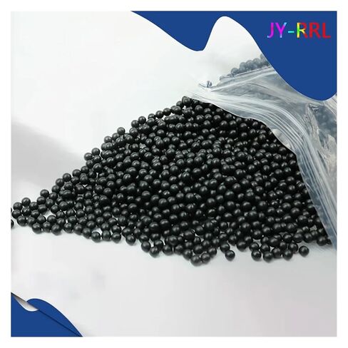 كرة مطاطية سوداء قطرها 2/2.5/3/3.5/4/4.5/5/5.5/6-127 مللي متر كرة مطاطية مستديرة صلبة أجزاء صناعية ذاتية الصنع (90 مللي متر-1 قطعة) in Saudi Arabia