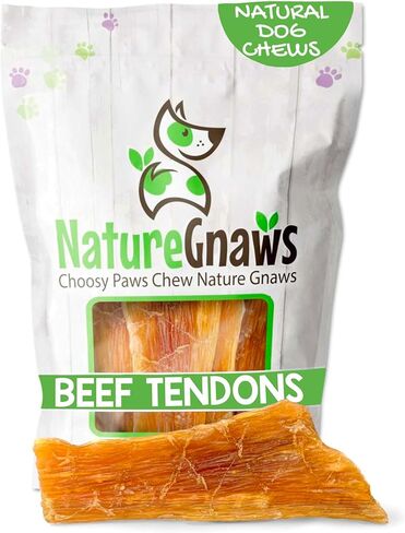 Nature Gnaws Leep Weton Wraps للكلاب (5 عدد) - تدوم طويلًا للمضغات العدوانية - عظام اللحم الطبيعية لمضغ الكلاب - حرة خالية in Kuwait