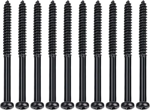Banworks Metric Thread 2.6x36 mm M2.6 Electric Bass Pickup Screw Set Pickup Mounting Screws Kit for JB PB P90 JM Style Electric Guitar Bass Pickup Pack of 10 JT/SXQLS-04 Black in Saudi Arabia
