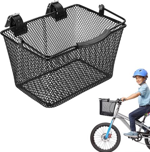 سلة دراجة هومي للأطفال، سلة دراجة أمامية للأولاد والبنات، سلة دراجات للأطفال، مناسبة لمعظم دراجات الأطفال ودراجات الأطفال ثلاثية العجلات in Kuwait