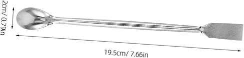Tofficu Long Handle Graphite Crucible Utility Spoon Stainless Steel Lab Tool for Precise Reagent Handling Safe for High Temperatures Easy to Clean for Scientific Experiments and Lab Use in Saudi Arabia