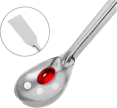 Tofficu Long Handle Graphite Crucible Utility Spoon Stainless Steel Lab Tool for Precise Reagent Handling Safe for High Temperatures Easy to Clean for Scientific Experiments and Lab Use in Saudi Arabia