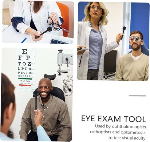 أداة إغلاق العين المحمولة من Holibanna، أداة فحص العين البلاستيكية لاختبار مقياس قياس البصر in Kuwait