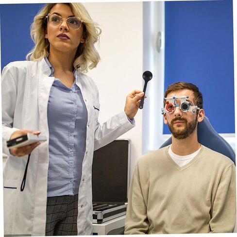 أداة إغلاق العين المحمولة من Holibanna، أداة فحص العين البلاستيكية لاختبار مقياس قياس البصر in Kuwait