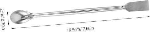 VILLCASE Stainless Steel Lab Spoon for Accurate Measurement of Reagents and Additives Long Handle Design for Use Scientific Experiments in Saudi Arabia