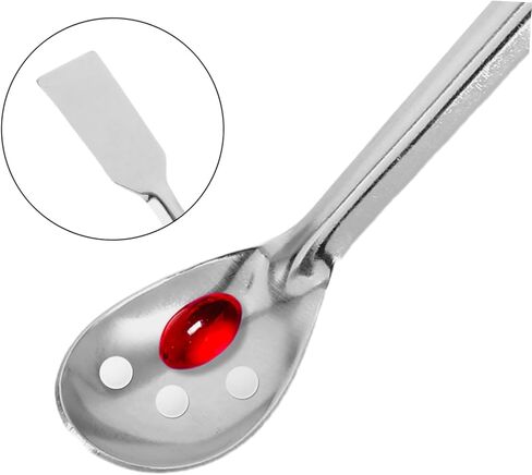 VILLCASE Stainless Steel Lab Spoon for Accurate Measurement of Reagents and Additives Long Handle Design for Use Scientific Experiments in Saudi Arabia
