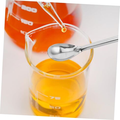 VILLCASE Stainless Steel Lab Spoon for Accurate Measurement of Reagents and Additives Long Handle Design for Use Scientific Experiments in Saudi Arabia