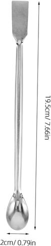 DOITOOL Long Handle Stainless Steel Lab Spoon for Precise Measurement of Reagents and Granules Durable Tool for Laboratory and Environments in Saudi Arabia