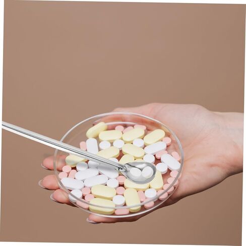 DOITOOL Long Handle Stainless Steel Lab Spoon for Precise Measurement of Reagents and Granules Durable Tool for Laboratory and Environments in Saudi Arabia