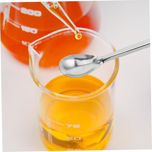 DOITOOL Long Handle Stainless Steel Lab Spoon for Precise Measurement of Reagents and Granules Durable Tool for Laboratory and Environments in Saudi Arabia