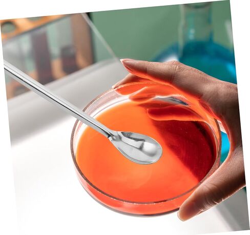 DOITOOL Long Handle Stainless Steel Lab Spoon for Precise Measurement of Reagents and Granules Durable Tool for Laboratory and Environments in Saudi Arabia