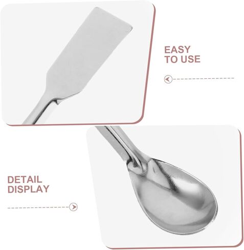 HOODANCOS Laboratory Long Handle Stainless Steel Spoon for Precision Chemical Sampling and Crucible Cleaning Handling of Hot Materials Design for Lab and Industrial Use in Saudi Arabia