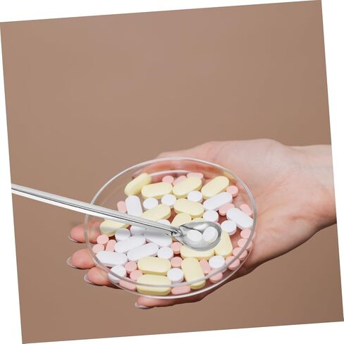 Angoily Stainless Steel Long Handle Sampling Spoon for Lab Use Durable Graphite Crucible Scoop Ergonomic Design for Precision Handling of Chemical Additives in Kuwait