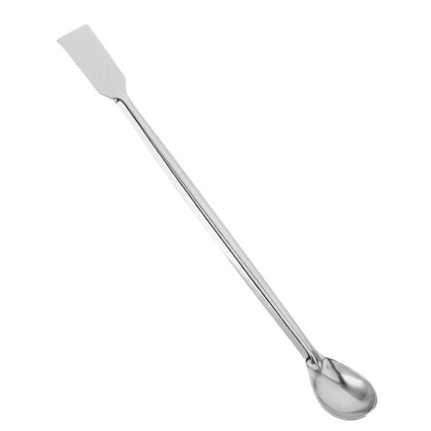 STOBOK Long Handle Stainless Steel Laboratory Spoon for Precise Chemical Sampling Ergonomic Design for Handling of Hot Graphite Crucibles for Professional Lab Use in Saudi Arabia