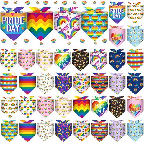 40 Pcs Dog Bandana Bulk Cute Bandana for Dog Adjustable Washable Pet Triangle Scarf Holiday Kerchief Bibs for Small and Medium Pet Costume Accessories Decorations in Saudi Arabia