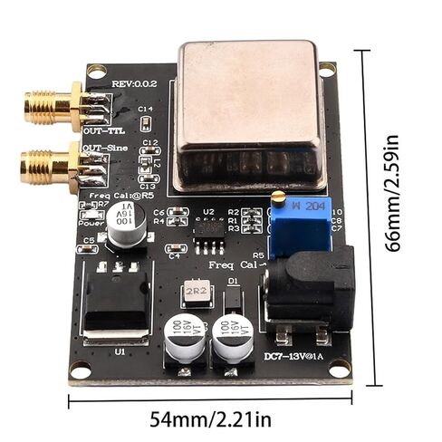 Standard Reference Module Crystal Calibrator Low Phase Noise Upgrade Professional Stable DIY Meter, Without Wire, as described in Saudi Arabia
